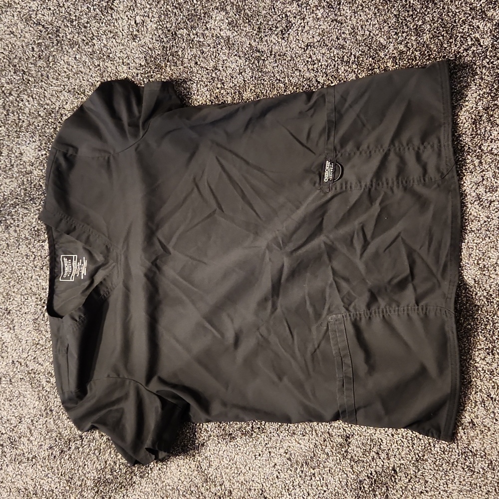 Cherokee large dark gray scrub top